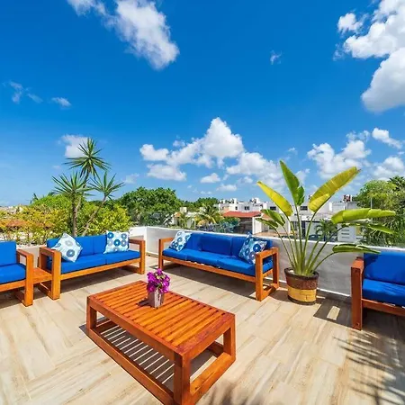 Caracol King Bed - 4 Bedroom Home -W Terrace At Downtown Prime